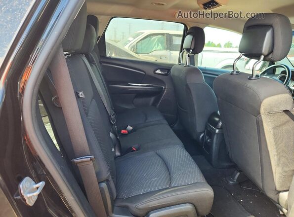 3C4PDCAB2HT564669 2017 DODGE JOURNEY Черный Вид задней части салона