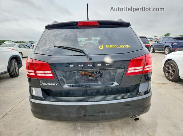 3C4PDCAB2HT573565 2017 DODGE JOURNEY Black Вид ззаду