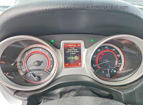 3C4PDCAB2HT573565 2017 DODGE JOURNEY Black Вид щитка приладів