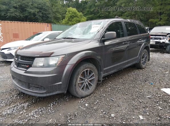 3C4PDCAB2JT243463 2018 DODGE JOURNEY Gray Front left