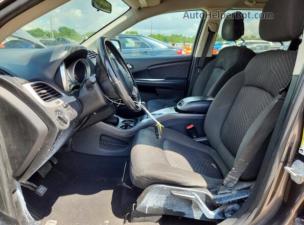 3C4PDCAB2JT302088 2018 DODGE JOURNEY Gray Вид салону спереду