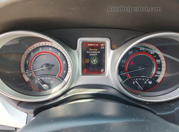 3C4PDCAB2JT302088 2018 DODGE JOURNEY Gray Вид щитка приладів