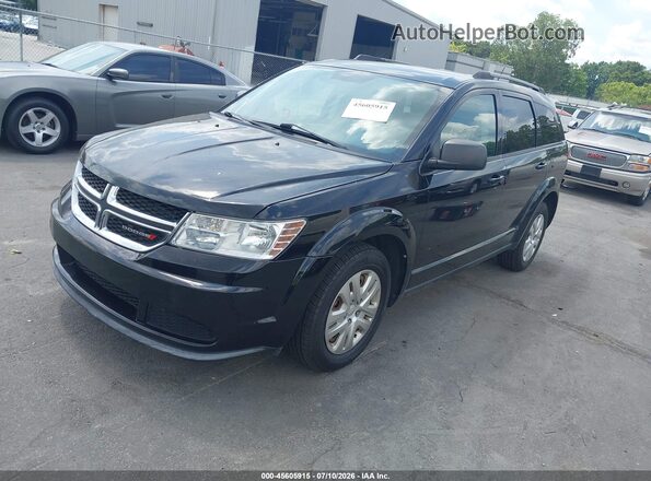 3C4PDCAB2JT347306 2018 DODGE JOURNEY Black Vista tres cuartos delantera izquierda