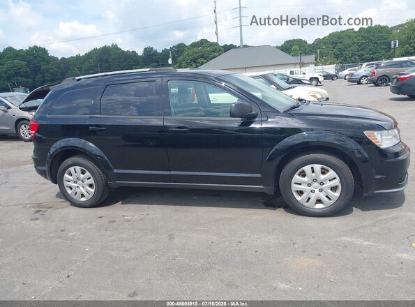 3C4PDCAB2JT347306 2018 DODGE JOURNEY Black Vista interior trasera