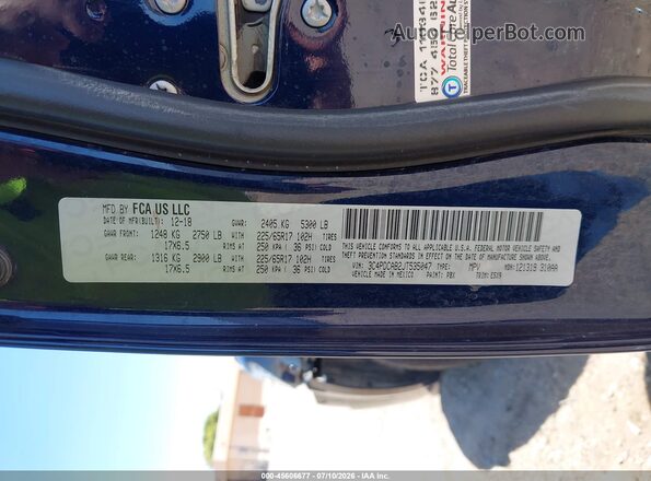 3C4PDCAB2JT535047 2018 DODGE JOURNEY Blue Widok komory silnika