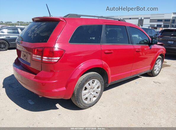 3C4PDCAB2LT182313 2020 DODGE JOURNEY Red უკანა მარჯვენა