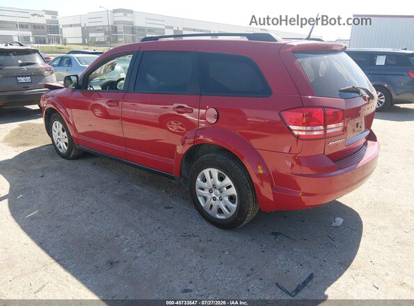 3C4PDCAB2LT182313 2020 DODGE JOURNEY Red უკანა მარცხენა