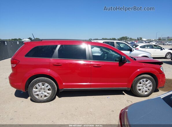 3C4PDCAB2LT182313 2020 DODGE JOURNEY Red უკანა სალონის ხედი