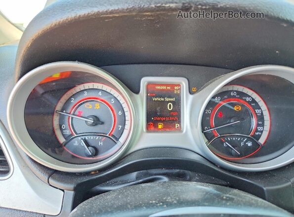 3C4PDCAB2LT202382 2020 DODGE JOURNEY Black Instrument cluster view