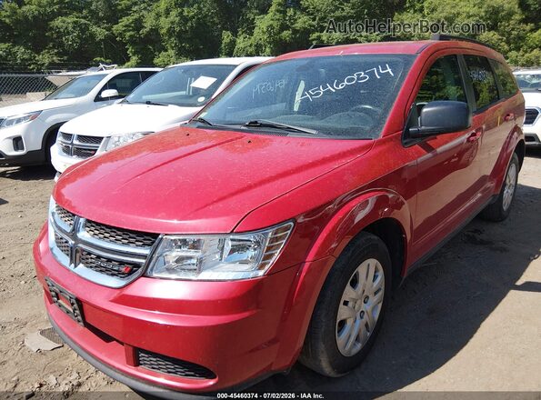 3C4PDCAB2LT235849 2020 DODGE JOURNEY Красный Передняя левая четверть
