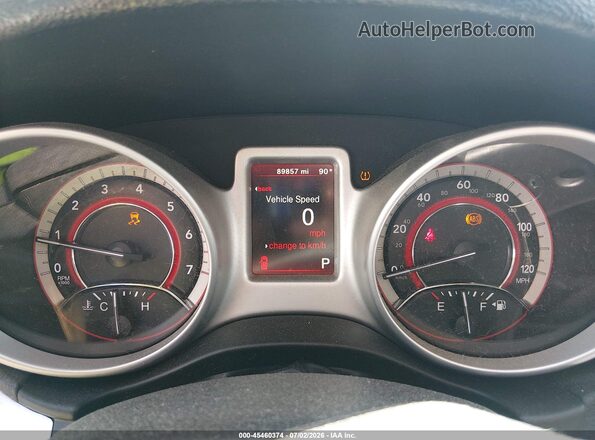 3C4PDCAB2LT235849 2020 DODGE JOURNEY Красный Вид задних сидений