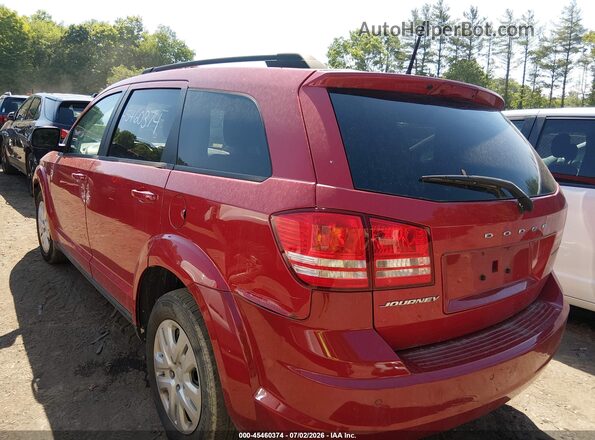 3C4PDCAB2LT235849 2020 DODGE JOURNEY Красный Задняя левая четверть