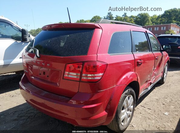 3C4PDCAB2LT235849 2020 DODGE JOURNEY Красный Задняя правая четверть