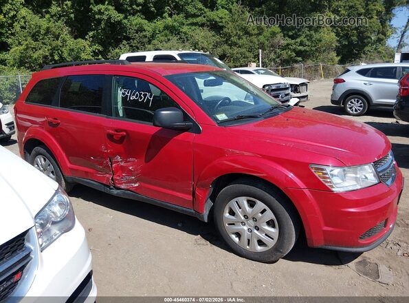 3C4PDCAB2LT235849 2020 DODGE JOURNEY Красный Вид задней части салона