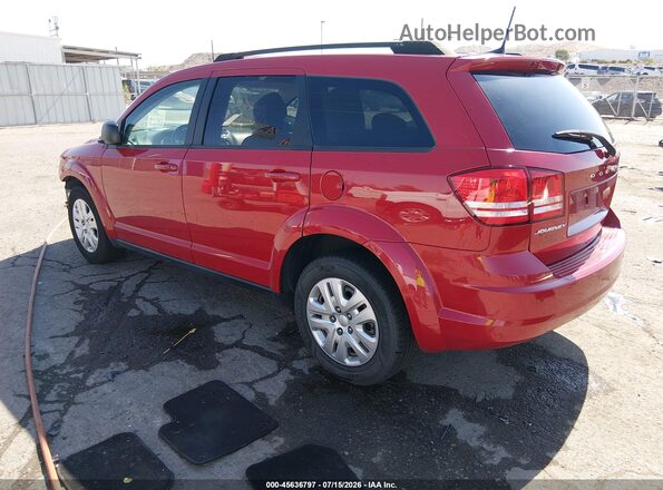 3C4PDCAB2LT237231 2020 DODGE JOURNEY Red უკანა მარცხენა
