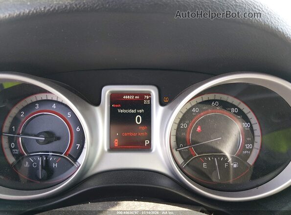 3C4PDCAB2LT237231 2020 DODGE JOURNEY Red უკანა სავარძლების ხედი