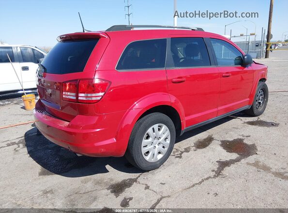 3C4PDCAB2LT237231 2020 DODGE JOURNEY Red უკანა მარჯვენა