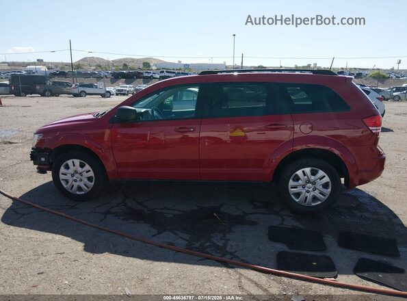 3C4PDCAB2LT237231 2020 DODGE JOURNEY Red სალონის 360-გრადუსიანი ხედი