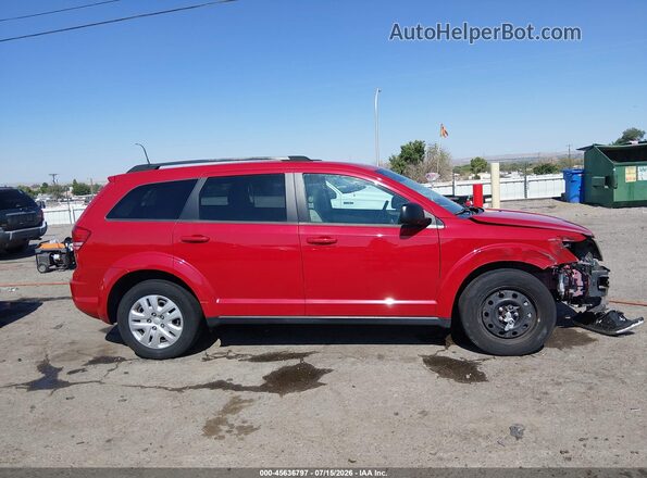 3C4PDCAB2LT237231 2020 DODGE JOURNEY Red უკანა სალონის ხედი