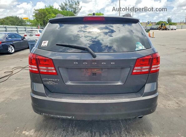 3C4PDCAB3GT128217 2016 DODGE JOURNEY Gray Rear view