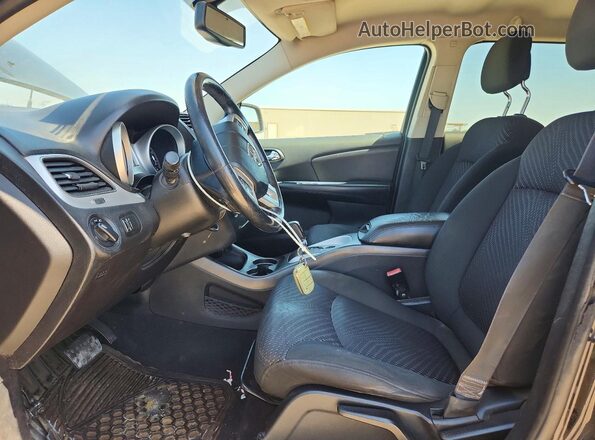 3C4PDCAB3GT185906 2016 DODGE JOURNEY Black Front interior view