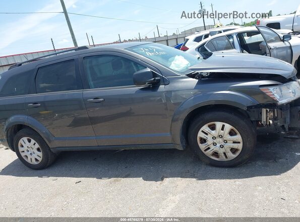 3C4PDCAB3GT219598 2016 DODGE JOURNEY Gray Вид задньої частини салону