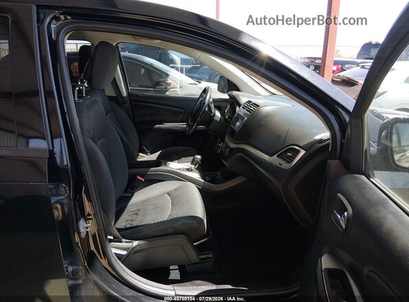 3C4PDCAB3JT188988 2018 DODGE JOURNEY Black წინა სალონის ხედი
