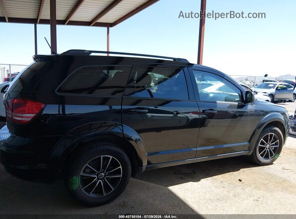 3C4PDCAB3JT188988 2018 DODGE JOURNEY Black უკანა სალონის ხედი