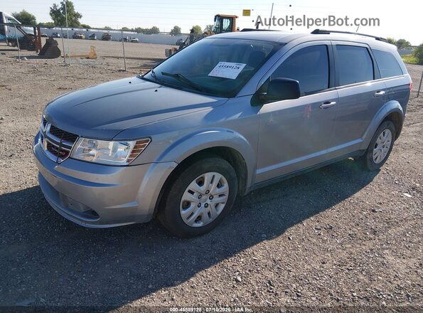 3C4PDCAB3JT236022 2018 DODGE JOURNEY Серебряный Передняя левая четверть