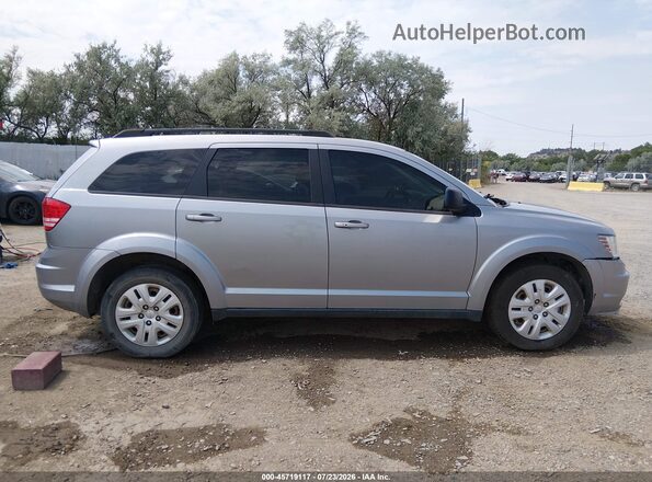 3C4PDCAB3JT236022 2018 DODGE JOURNEY Silver Вид задньої частини салону