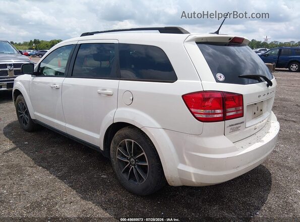 3C4PDCAB3JT382596 2018 DODGE JOURNEY White უკანა მარცხენა
