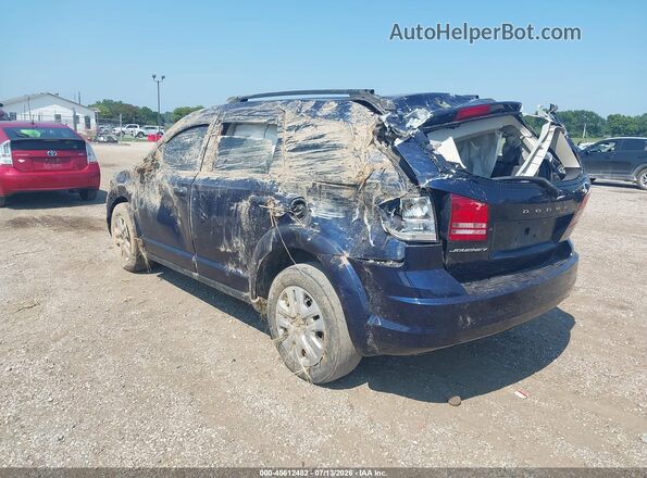 3C4PDCAB3JT384378 2018 DODGE JOURNEY Синий Задняя левая четверть