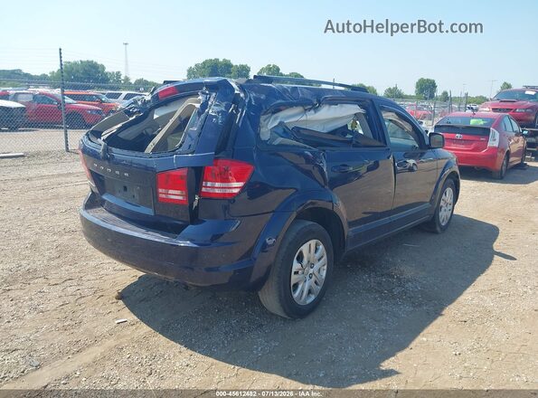 3C4PDCAB3JT384378 2018 DODGE JOURNEY Синий Задняя правая четверть