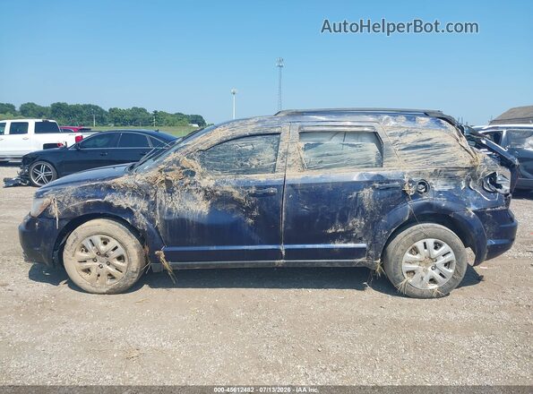 3C4PDCAB3JT384378 2018 DODGE JOURNEY Синий Вид задней части салона