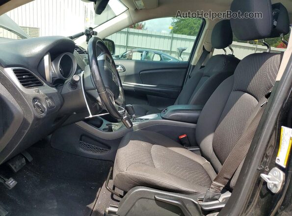 3C4PDCAB3JT439735 2018 DODGE JOURNEY Black Вид салону спереду