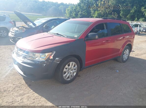 3C4PDCAB3LT259089 2020 DODGE JOURNEY Red Przód lewy