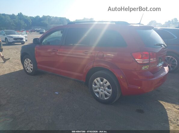 3C4PDCAB3LT259089 2020 DODGE JOURNEY Red Tył lewy