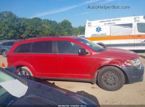 3C4PDCAB3LT259089 2020 DODGE JOURNEY Red Widok wnętrza z tyłu