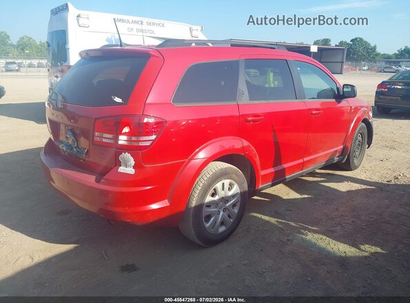3C4PDCAB3LT259089 2020 DODGE JOURNEY Red Tył prawy