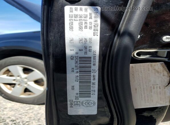 3C4PDCAB4GT166779 2016 DODGE JOURNEY Black Widok naklejki z numerem VIN
