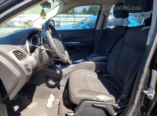 3C4PDCAB4GT166779 2016 DODGE JOURNEY Black Widok wnętrza z przodu
