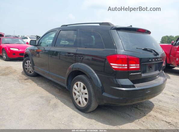 3C4PDCAB4HT545220 2017 DODGE JOURNEY Black Rear left