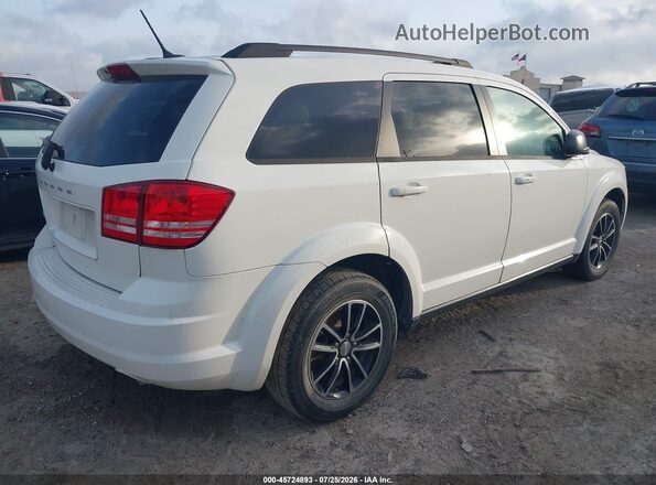 3C4PDCAB4HT581179 2017 DODGE JOURNEY Белый Задняя правая четверть