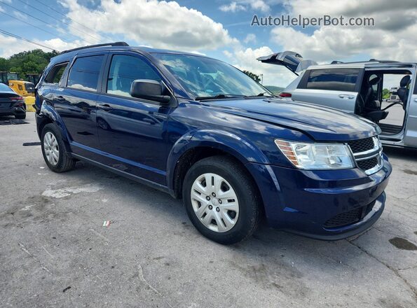 3C4PDCAB4HT584163 2017 DODGE JOURNEY Blue Przód prawy