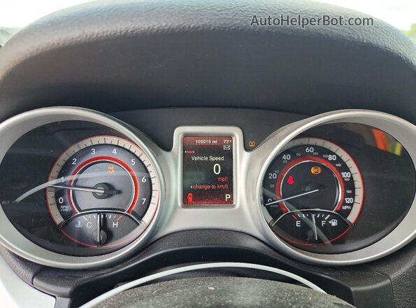 3C4PDCAB4HT584163 2017 DODGE JOURNEY Blue Widok zestawu wskaźników