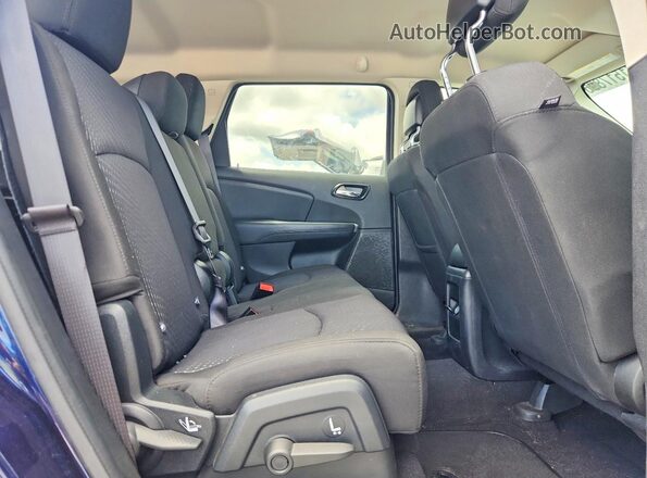 3C4PDCAB4HT584163 2017 DODGE JOURNEY Blue Widok wnętrza z tyłu