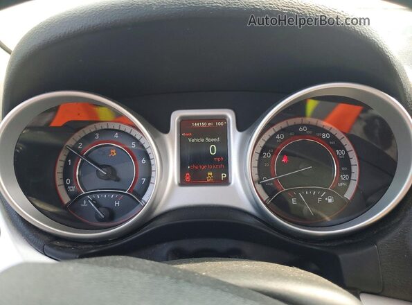 3C4PDCAB4HT622829 2017 DODGE JOURNEY Silver Вид щитка приладів
