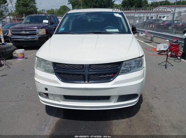 3C4PDCAB4JT241777 2018 DODGE JOURNEY White Instrument cluster view