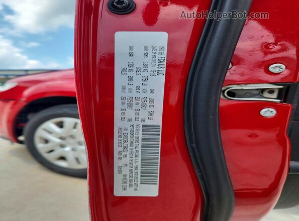 3C4PDCAB4JT384132 2018 DODGE JOURNEY Red VIN კოდის სტიკერის ხედი