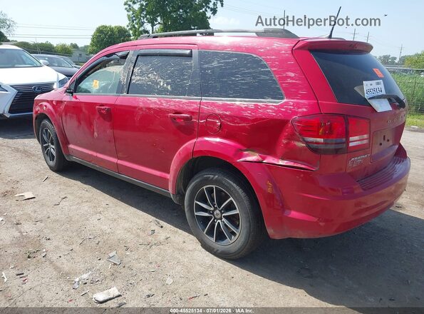3C4PDCAB4JT429618 2018 DODGE JOURNEY Red Tył lewy